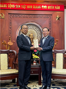 Hội đàm giữa Đại sứ đặc mệnh toàn quyền Nhật Bản tại Việt Nam với lãnh đạo Thành phố Hồ Chí Minh